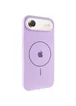 Чехол Silicone Case Full Protective (AA) V2 with MagSafe для Apple iPhone 17 Air (6.5") Сиреневый / Lilac
