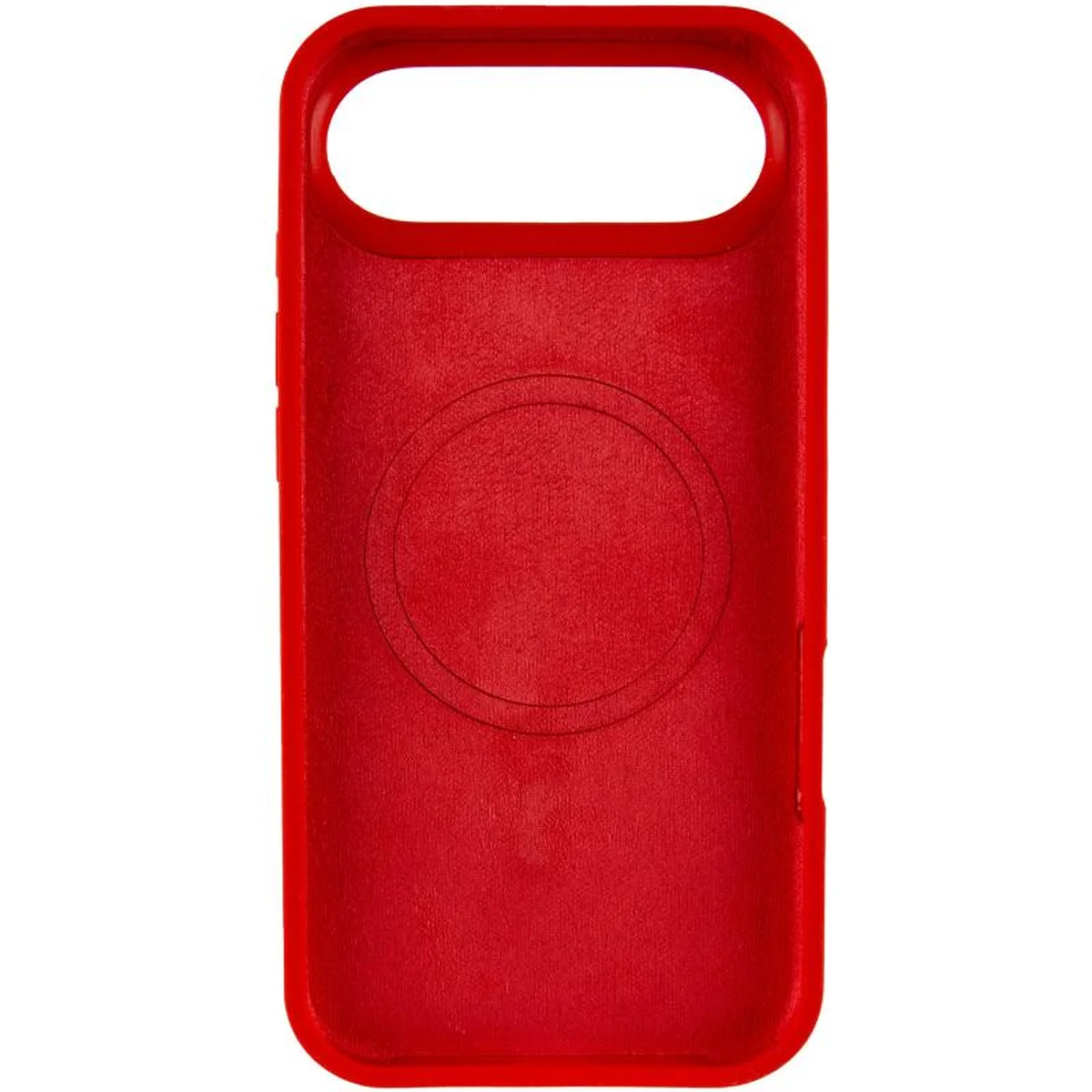 Чехол Silicone Case Full Protective (AA) V2 with MagSafe для Apple iPhone 17 Air (6.5") Красный / Red