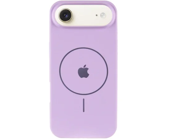Чехол Silicone Case Full Protective (AA) V2 with MagSafe для Apple iPhone 17 Air (6.5") Сиреневый / Lilac