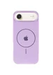 Чехол Silicone Case Full Protective (AA) V2 with MagSafe для Apple iPhone 17 Air (6.5") Сиреневый / Lilac