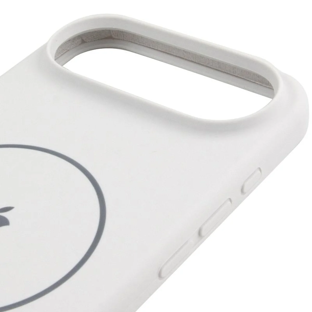 Чохол Silicone Case Full Protective (AA) V2 with MagSafe для Apple iPhone 17 Air (6.5") Білий / White