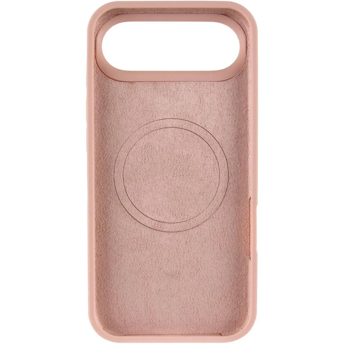 Чехол Silicone Case Full Protective (AA) V2 with MagSafe для Apple iPhone 17 Air (6.5") Розовый / Pink Sand