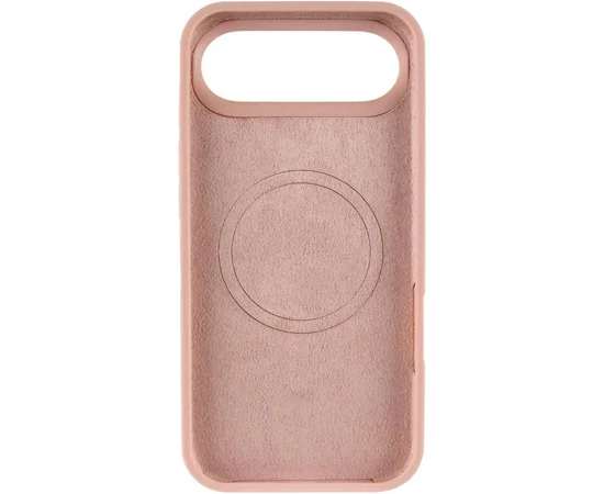 Чехол Silicone Case Full Protective (AA) V2 with MagSafe для Apple iPhone 17 Air (6.5") Розовый / Pink Sand