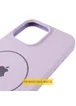 Чехол Silicone Case Full Protective (AA) V2 with MagSafe для Apple iPhone 17 Air (6.5") Сиреневый / Lilac
