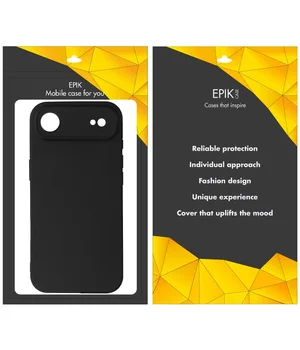 Чехол TPU Epik Black Full Camera для Apple iPhone 17 Air (6.5") Черный