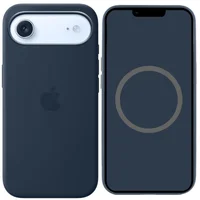 Чехол Silicone case (AAA) with Magsafe and Animation для Apple iPhone 17 Air (6.5") Midnight