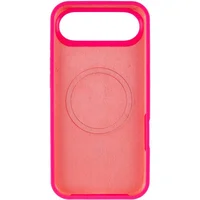 Чехол Silicone Case Full Protective (AA) V2 with MagSafe для Apple iPhone 17 Air (6.5") Розовый / Barbie pink