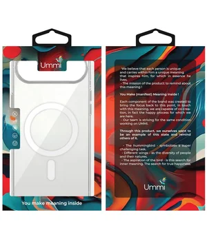 Чехол Ummi transparent with MagSafe для Apple iPhone 17 Air (6.5") Clear