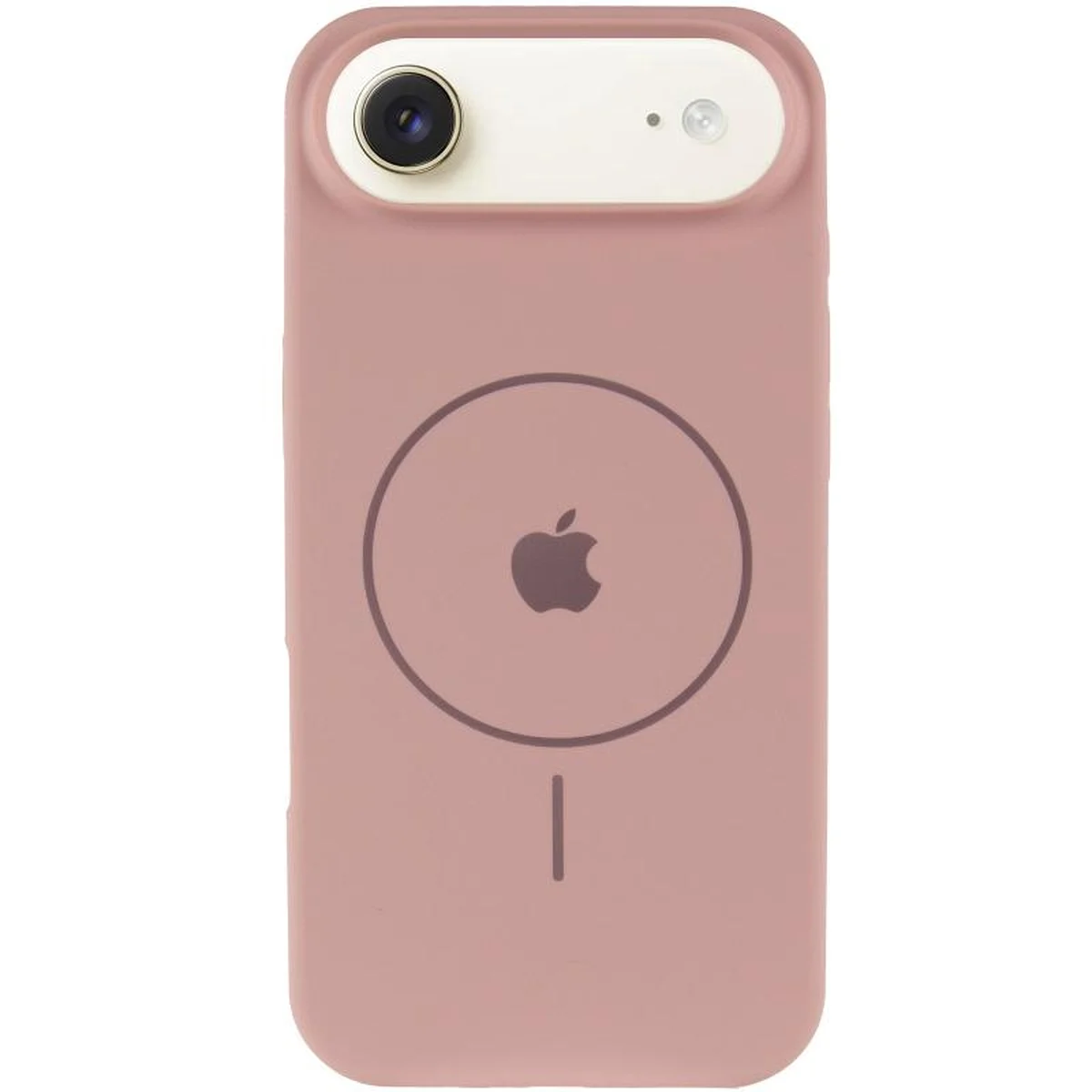 Чехол Silicone Case Full Protective (AA) V2 with MagSafe для Apple iPhone 17 Air (6.5") Розовый / Pink Sand