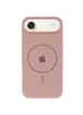 Чехол Silicone Case Full Protective (AA) V2 with MagSafe для Apple iPhone 17 Air (6.5") Розовый / Pink Sand