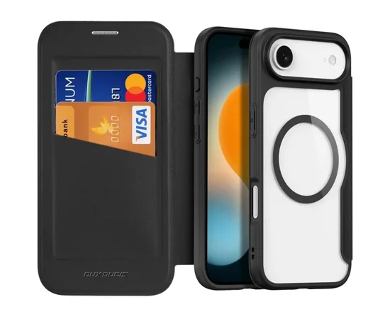 Чохол-книжка Dux Ducis Skin X Pro with MagSafe для Apple iPhone 17 Air (6.5") Black