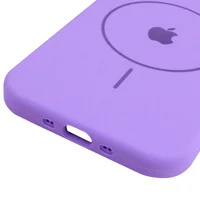 Чохол Silicone Case Full Protective (AA) V2 with MagSafe для Apple iPhone 17 Air (6.5") Бузковий / Dasheen
