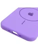 Чехол Silicone Case Full Protective (AA) V2 with MagSafe для Apple iPhone 17 Air (6.5") Сиреневый / Dasheen