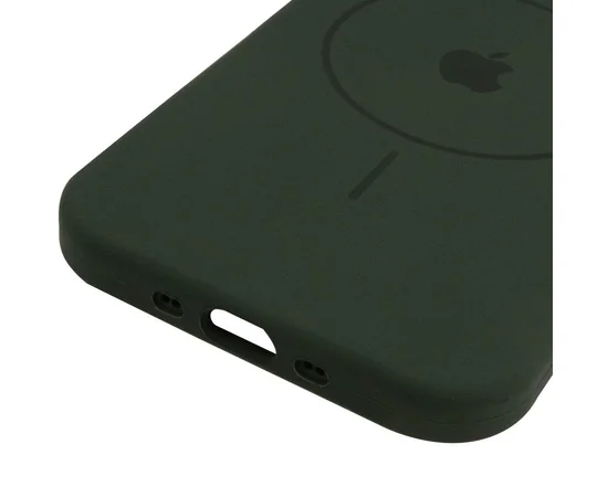 Чехол Silicone Case Full Protective (AA) V2 with MagSafe для Apple iPhone 17 Air (6.5") Зеленый / Cyprus Green