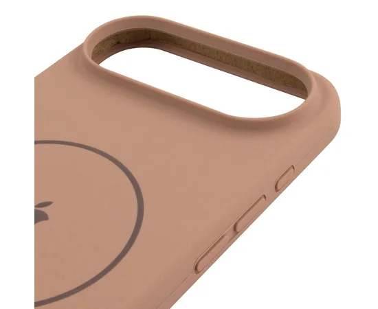Чехол Silicone Case Full Protective (AA) V2 with MagSafe для Apple iPhone 17 Air (6.5") Бежевый / Desert Gold