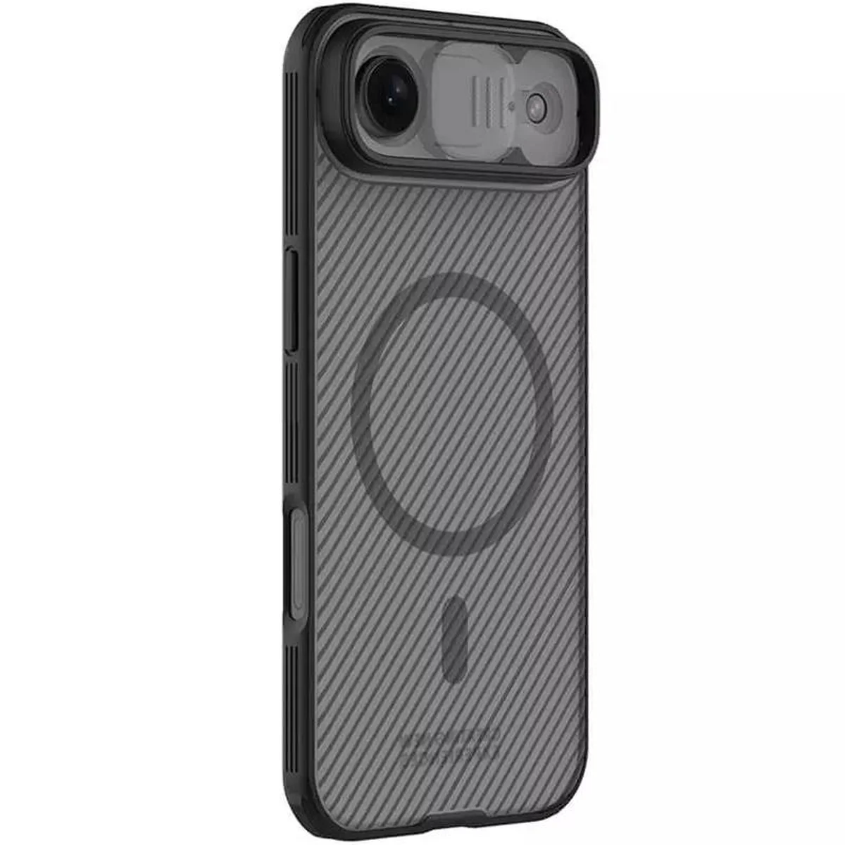 Карбоновая накладка Nillkin CamShield Pro Magnetic для Apple iPhone 17 Air (6.5") Transparent black