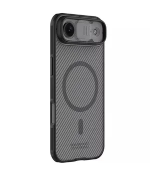 Карбоновая накладка Nillkin CamShield Pro Magnetic для Apple iPhone 17 Air (6.5") Transparent black Карбоновая накладка Nillkin CamShield Pro Magnetic для Apple iPhone 17 Air (6.5") Transparent black