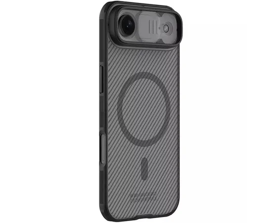 Карбоновая накладка Nillkin CamShield Pro Magnetic для Apple iPhone 17 Air (6.5") Transparent black
