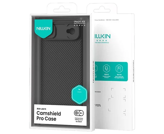 Карбоновая накладка Nillkin CamShield Pro для Apple iPhone 17 Air (6.5") Black