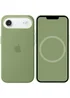 Чехол Silicone case (AAA) with Magsafe and Animation для Apple iPhone 17 Air (6.5") Light Moss
