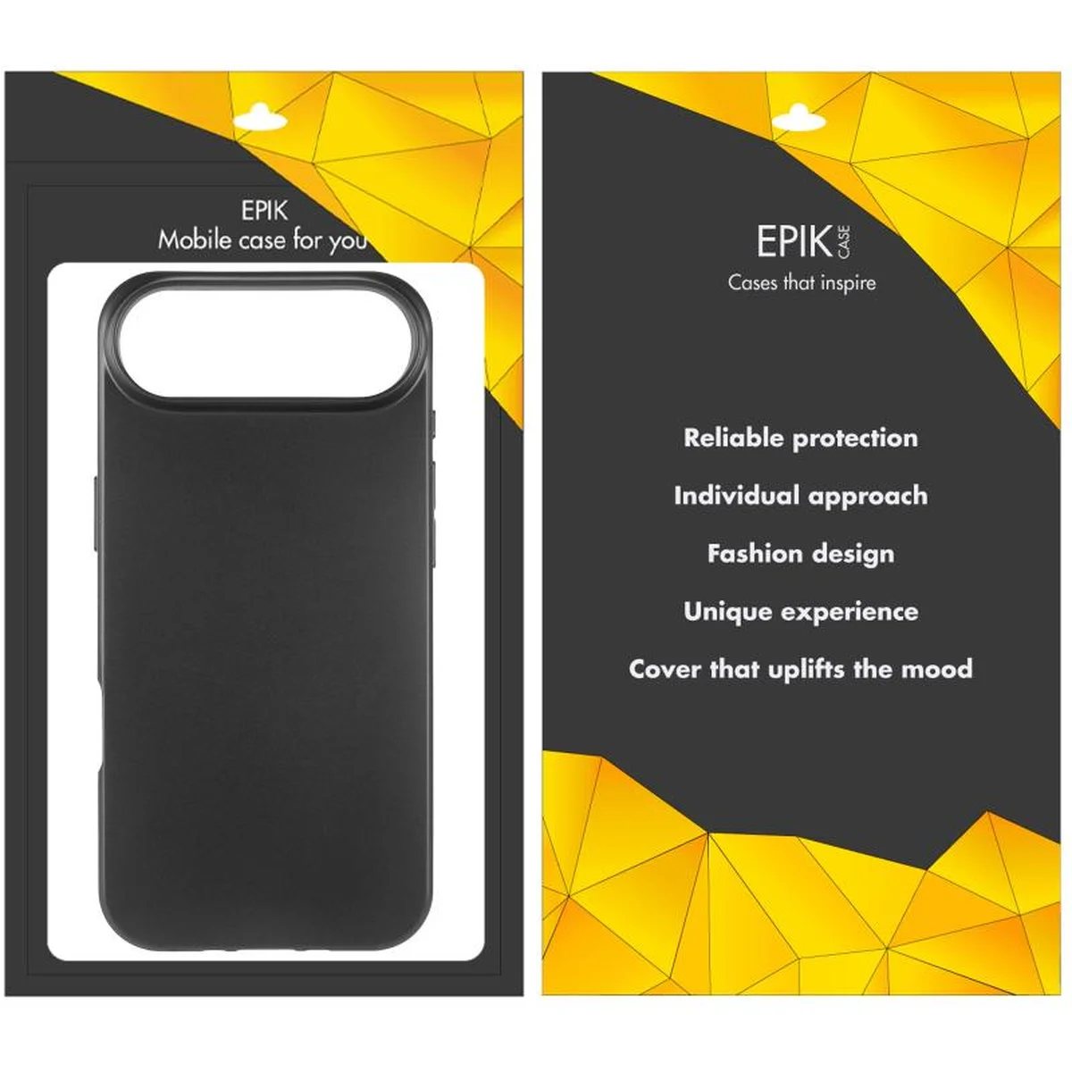 Чехол TPU Epik Black для Apple iPhone 17 Air (6.5") Черный