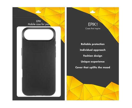 Чохол TPU Epik Black для Apple iPhone 17 Air (6.5") Чорний