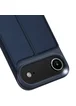 Чехол-книжка Dux Ducis с карманом для визиток для Apple iPhone 17 Air (6.5") Синий