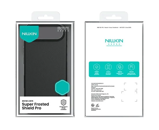 Чохол Nillkin Matte Pro для Apple iPhone 17 Air (6.5") Чорний / Black