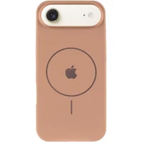 Чехол Silicone Case Full Protective (AA) V2 with MagSafe для Apple iPhone 17 Air (6.5") Бежевый / Desert Gold