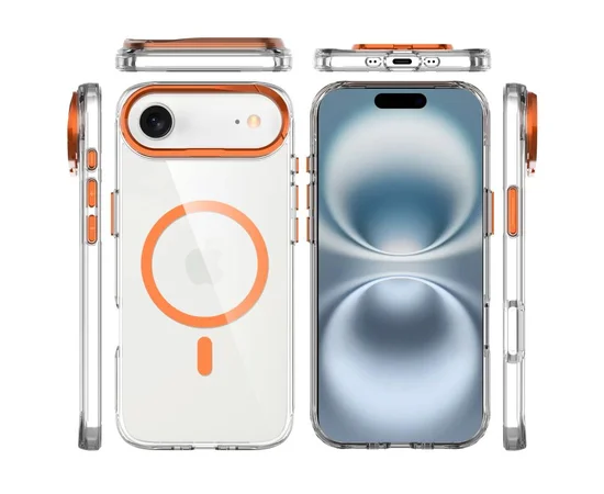 Чехол TPU Space Case Apex with MagSafe для Apple iPhone 17 Air (6.5") Papaya