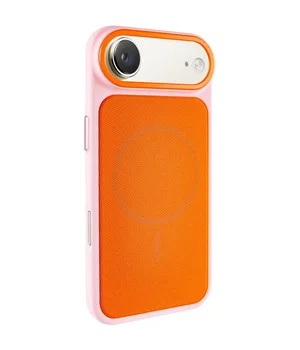Чехол PC TechWoven Hybrid with MagSafe для Apple iPhone 17 Air (6.5") Pink / Orange