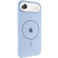 Чохол Silicone Case Full Protective (AA) V2 with MagSafe для Apple iPhone 17 Air (6.5") Синій / Lilac Blue