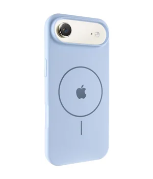 Чехол Silicone Case Full Protective (AA) V2 with MagSafe для Apple iPhone 17 Air (6.5") Голубой / Lilac Blue Чехол Silicone Case Full Protective (AA) V2 with MagSafe для Apple iPhone 17 Air (6.5") Голубой / Lilac Blue