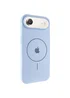 Чехол Silicone Case Full Protective (AA) V2 with MagSafe для Apple iPhone 17 Air (6.5") Голубой / Lilac Blue