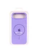 Чехол Silicone Case Full Protective (AA) V2 with MagSafe для Apple iPhone 17 Air (6.5") Сиреневый / Dasheen