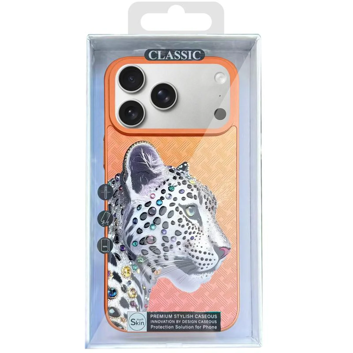 Чехол TPU+PC Crystal Hunt with MagSafe для Apple iPhone 17 Air (6.5") Orange