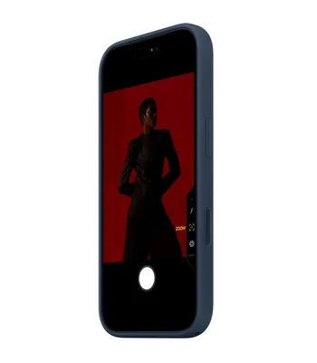 Чехол Silicone case (AAA) with Magsafe and Animation для Apple iPhone 17 Air (6.5") Midnight