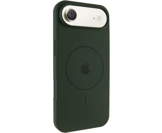 Чехол Silicone Case Full Protective (AA) V2 with MagSafe для Apple iPhone 17 Air (6.5") Зеленый / Cyprus Green