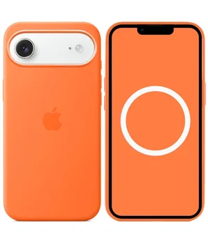 Чехол Silicone case (AAA) with Magsafe and Animation для Apple iPhone 17 Air (6.5") Orange Чехол Silicone case (AAA) with Magsafe and Animation для Apple iPhone 17 Air (6.5") Orange