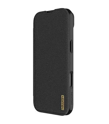 Шкіряний чохол-книжка Nillkin Qin Pro Camshield для Apple iPhone 17 Air (6.5") Black