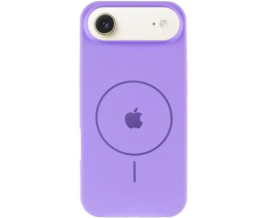 Чехол Silicone Case Full Protective (AA) V2 with MagSafe для Apple iPhone 17 Air (6.5") Сиреневый / Dasheen