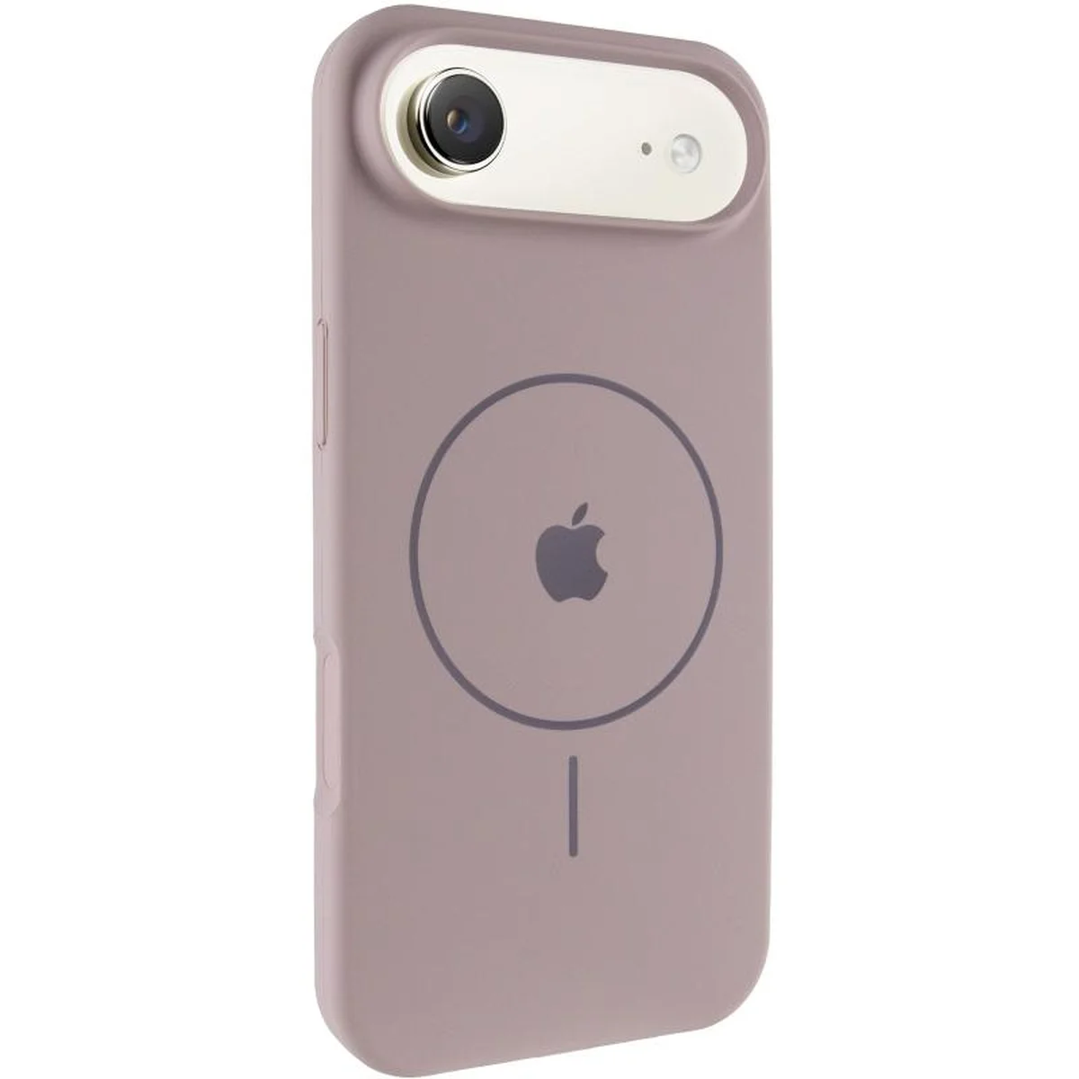 Чохол Silicone Case Full Protective (AA) V2 with MagSafe для Apple iPhone 17 Air (6.5") Сірий / Lavender