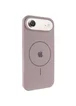 Чехол Silicone Case Full Protective (AA) V2 with MagSafe для Apple iPhone 17 Air (6.5") Серый / Lavender