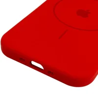 Чехол Silicone Case Full Protective (AA) V2 with MagSafe для Apple iPhone 17 Air (6.5") Красный / Red
