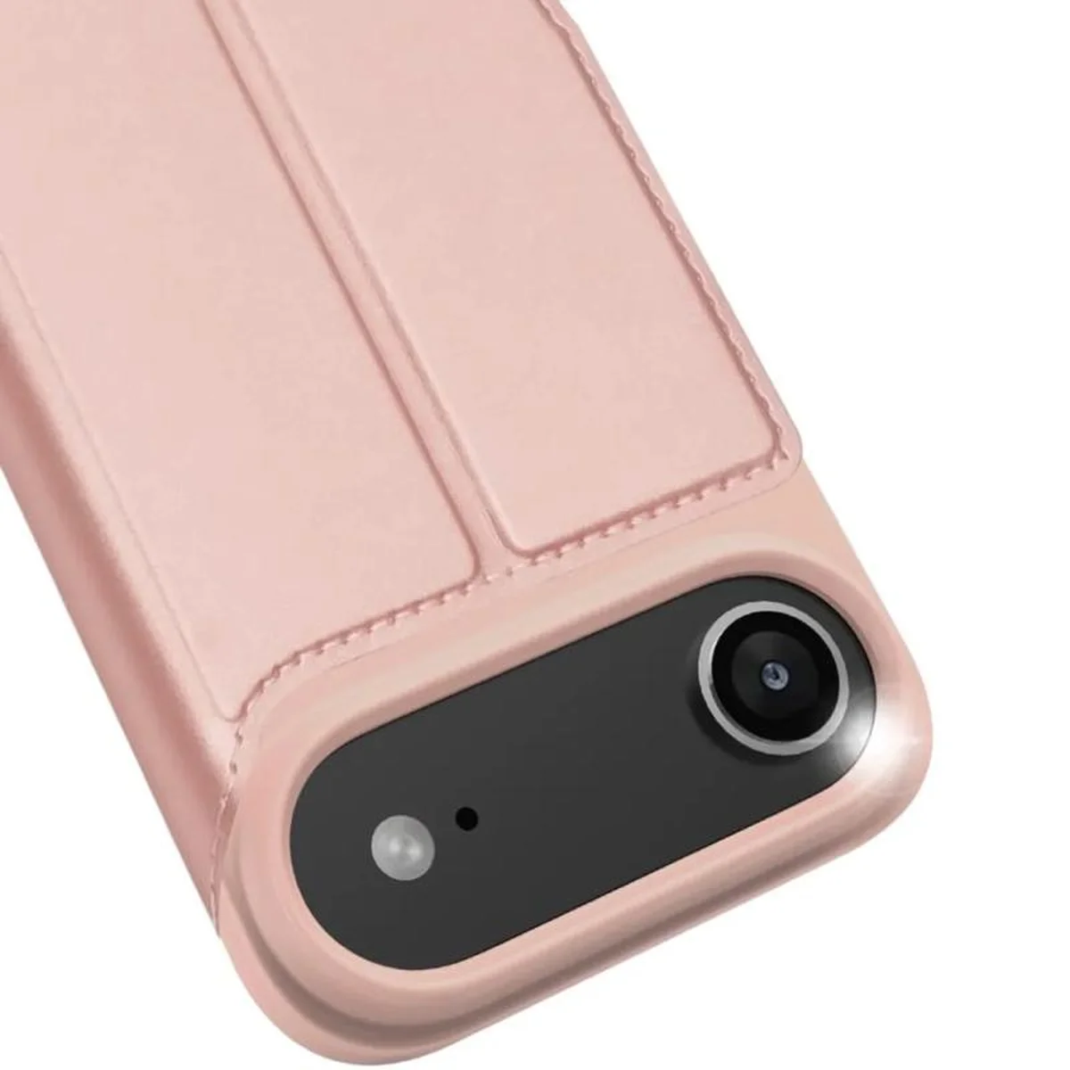 Чехол-книжка Dux Ducis с карманом для визиток для Apple iPhone 17 Air (6.5") Rose Gold