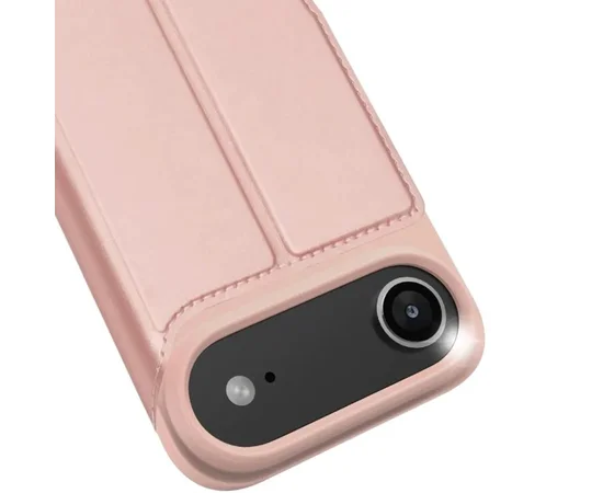 Чехол-книжка Dux Ducis с карманом для визиток для Apple iPhone 17 Air (6.5") Rose Gold