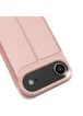 Чехол-книжка Dux Ducis с карманом для визиток для Apple iPhone 17 Air (6.5") Rose Gold
