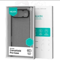 Карбоновая накладка Nillkin CamShield Pro для Apple iPhone 17 Air (6.5") Transparent black