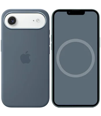 Чехол Silicone case (AAA) with Magsafe and Animation для Apple iPhone 17 Air (6.5") Anchor Blue