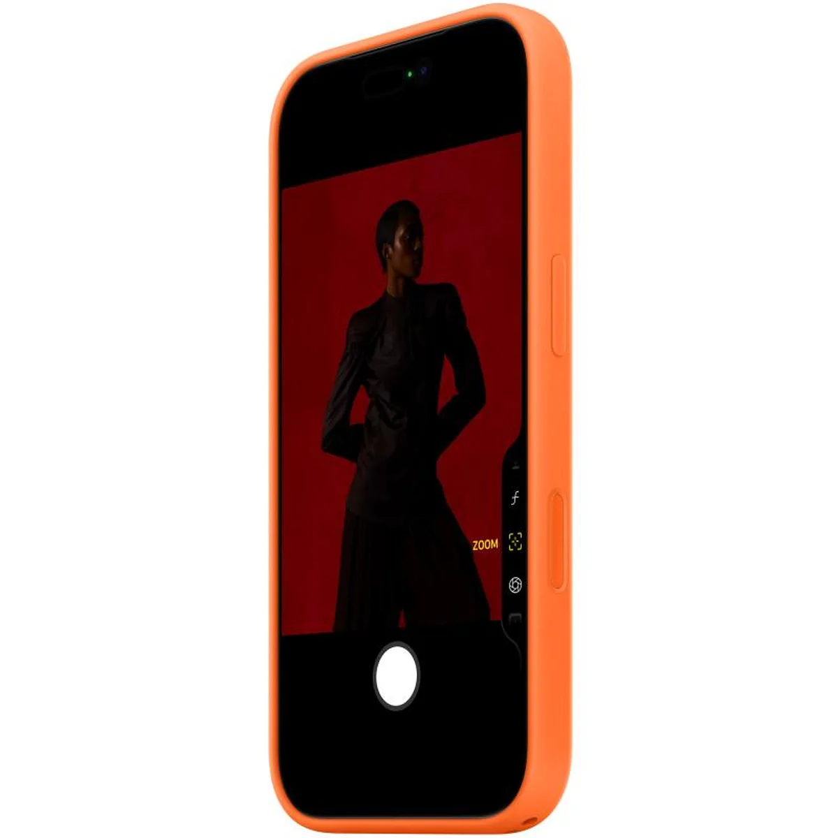 Чехол Silicone case (AAA) with Magsafe and Animation для Apple iPhone 17 Air (6.5") Orange